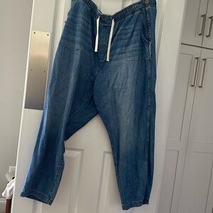 GAP Easy Jean. Super soft.  Elastic waist. XXL EUC